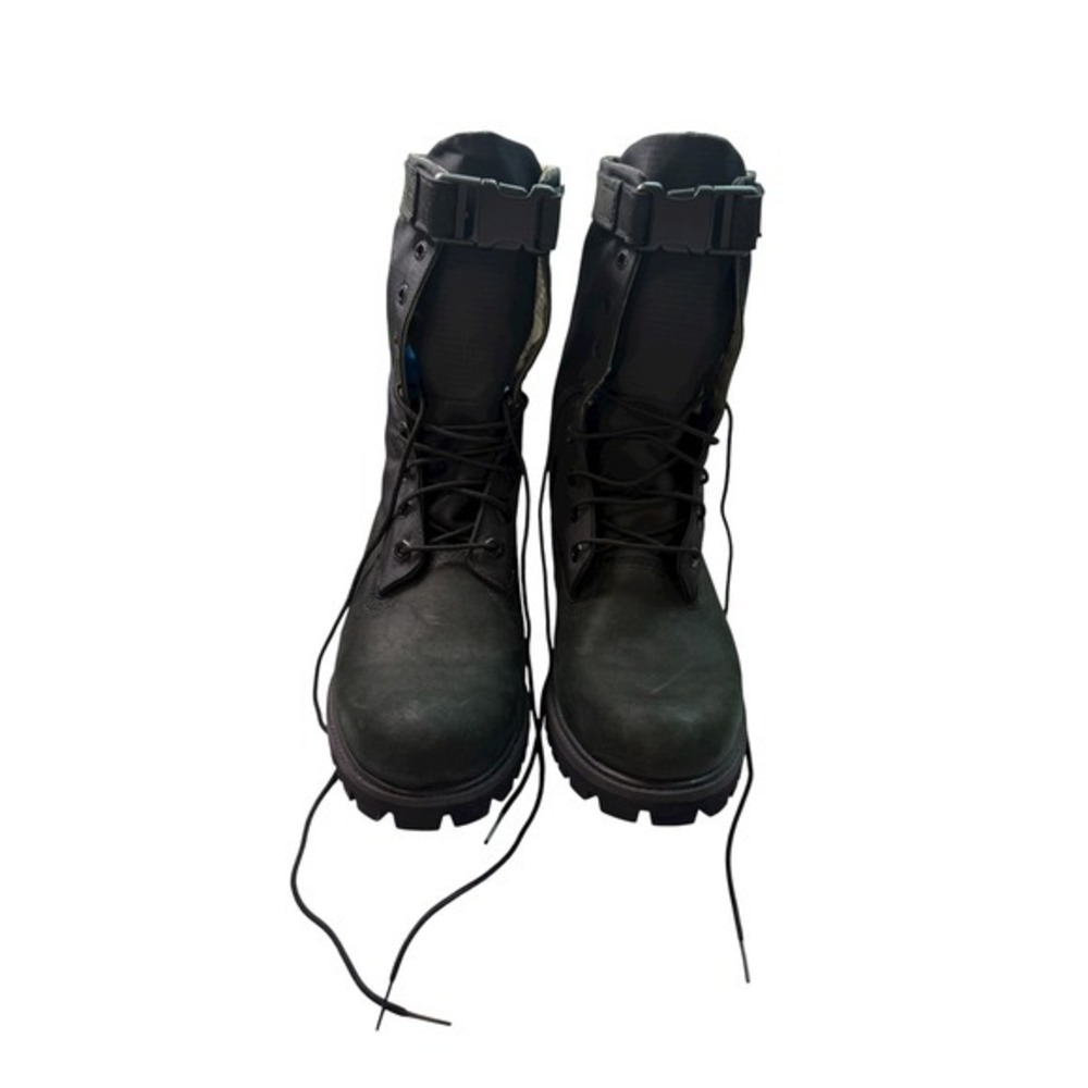 Timberland‎ Mens 6 Inch Premium Gaiter Boots Black Camo A1UBP Size 10